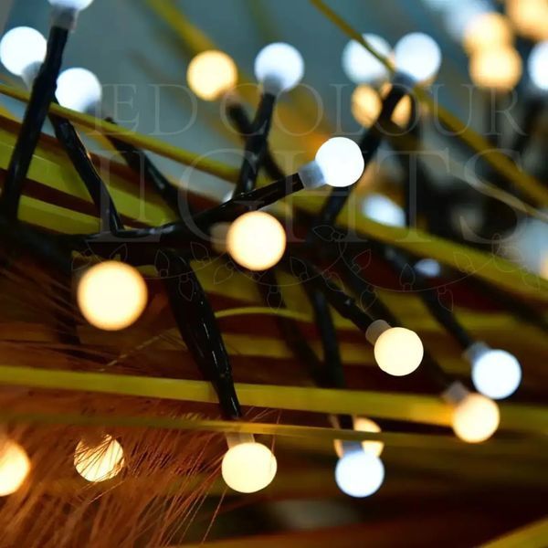 Гірлянда &laquo;Світлодіодні кульки&raquo; - 4м 300 LED - від мережі - теплий білий + холодний білий Гірлянда &laquo;Світлодіодні кульки&raquo; - 4м 300 LED - від мережі - теплий білий + холодний білий фото