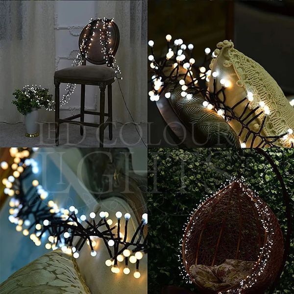Гірлянда &laquo;Світлодіодні кульки&raquo; - 4м 300 LED - від мережі - теплий білий + холодний білий Гірлянда &laquo;Світлодіодні кульки&raquo; - 4м 300 LED - від мережі - теплий білий + холодний білий фото