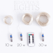 LED гірлянда "Роса" - 30 м - від USB з пультом - теплий білий copy_2_LED гірлянда "Роса" - 30 м - від USB з пультом - теплий білий фото 3